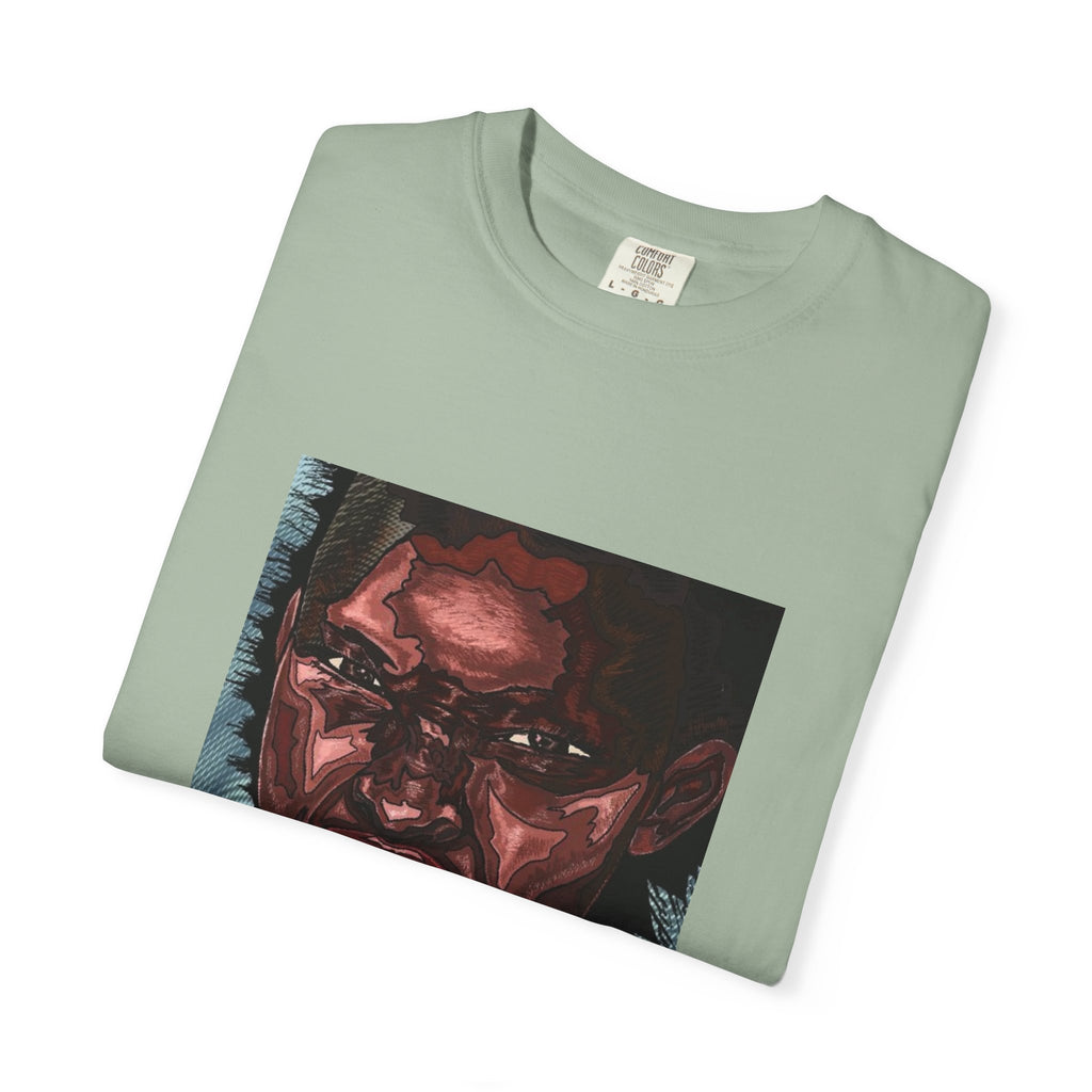 Graphic Portrait T-Shirt — Bold Expressive Face Art Tee