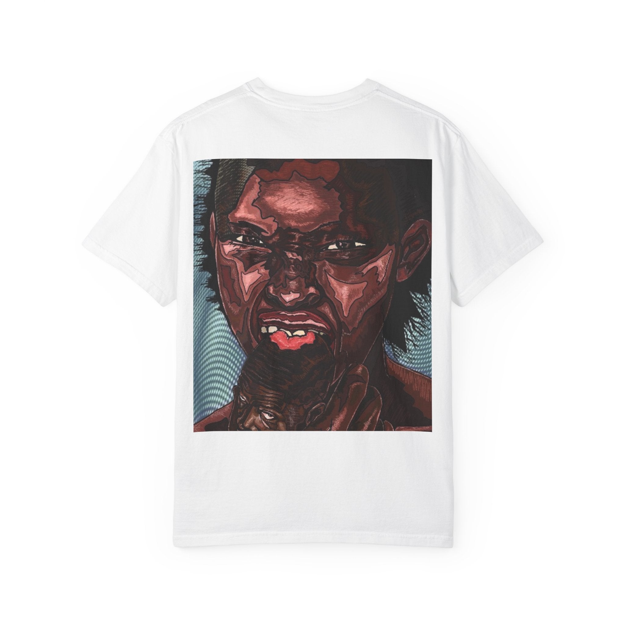 Graphic Portrait T-Shirt — Bold Expressive Face Art Tee