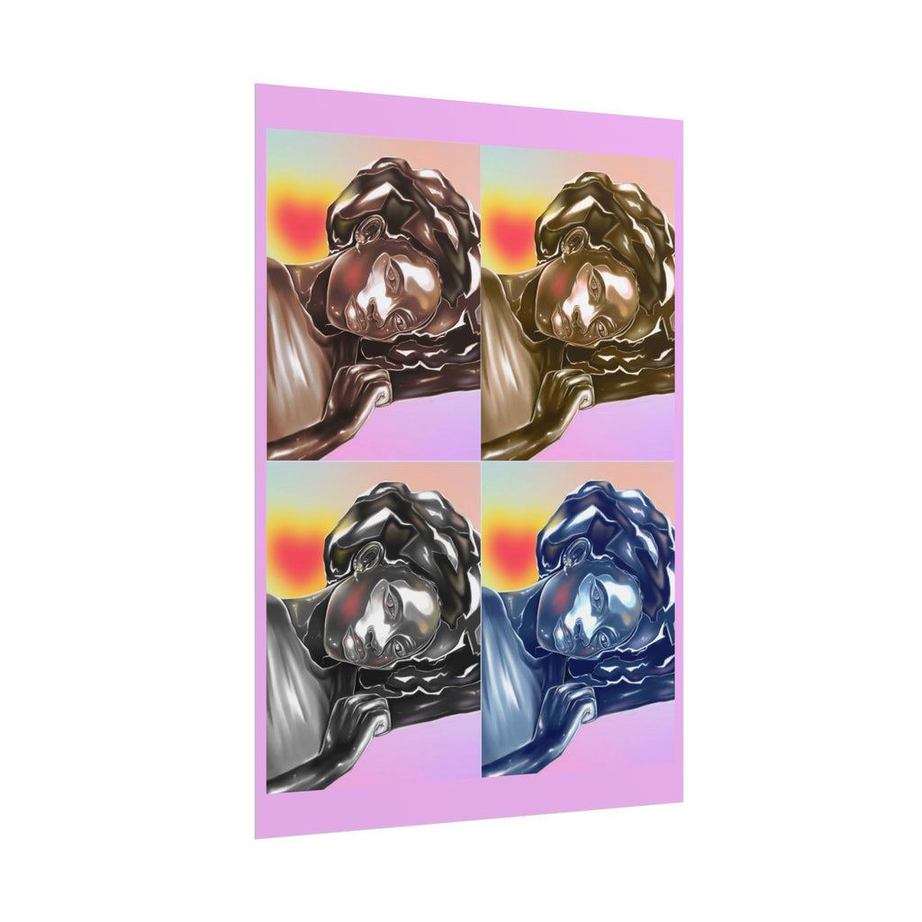 Pop Art Sleeping Angel Poster — Rolled Wall Art Print