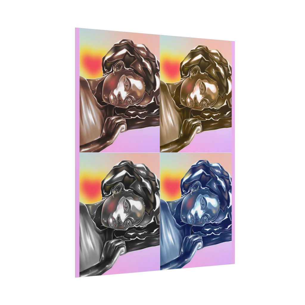 Pop Art Sleeping Angel Poster — Rolled Wall Art Print