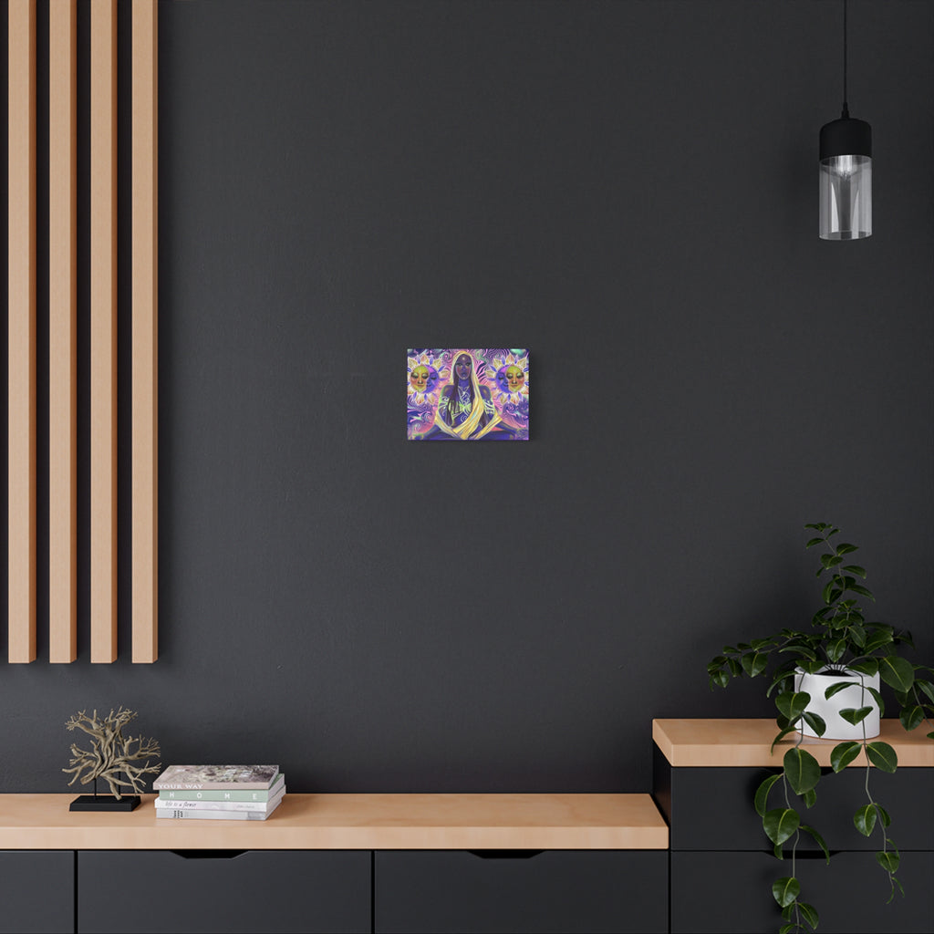 Mystic Goddess Sun & Moon Matte Canvas