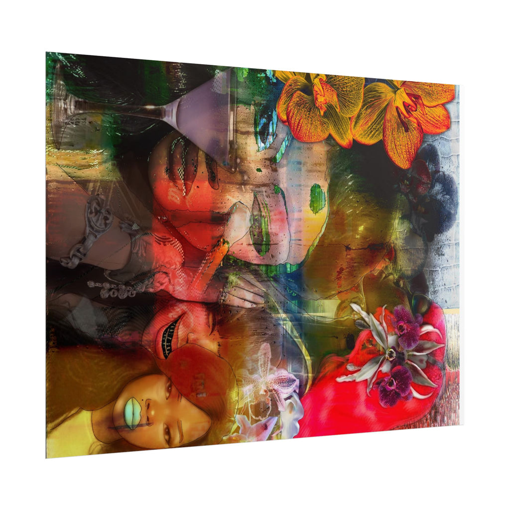 Vibrant Afrocentric Pop Art Poster — Colorful Women Portrait Wall Art