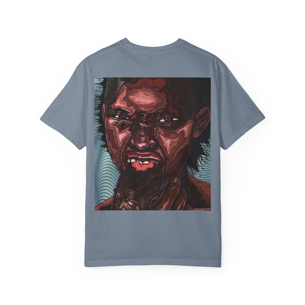 Graphic Portrait T-Shirt — Bold Expressive Face Art Tee