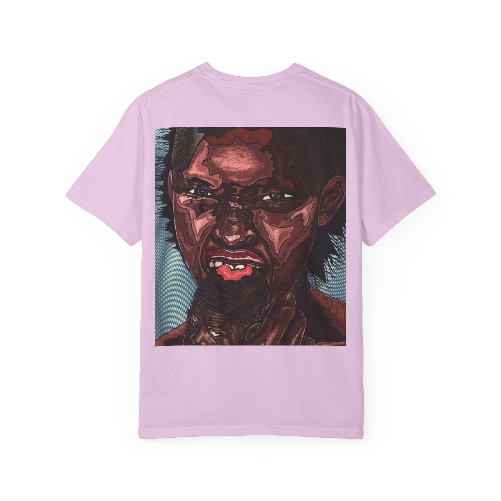 Graphic Portrait T-Shirt — Bold Expressive Face Art Tee