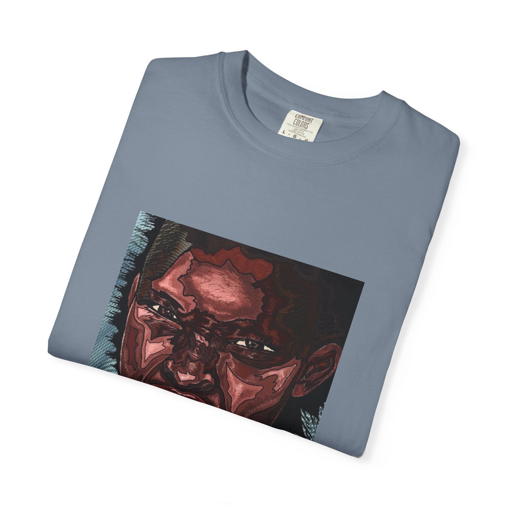 Graphic Portrait T-Shirt — Bold Expressive Face Art Tee