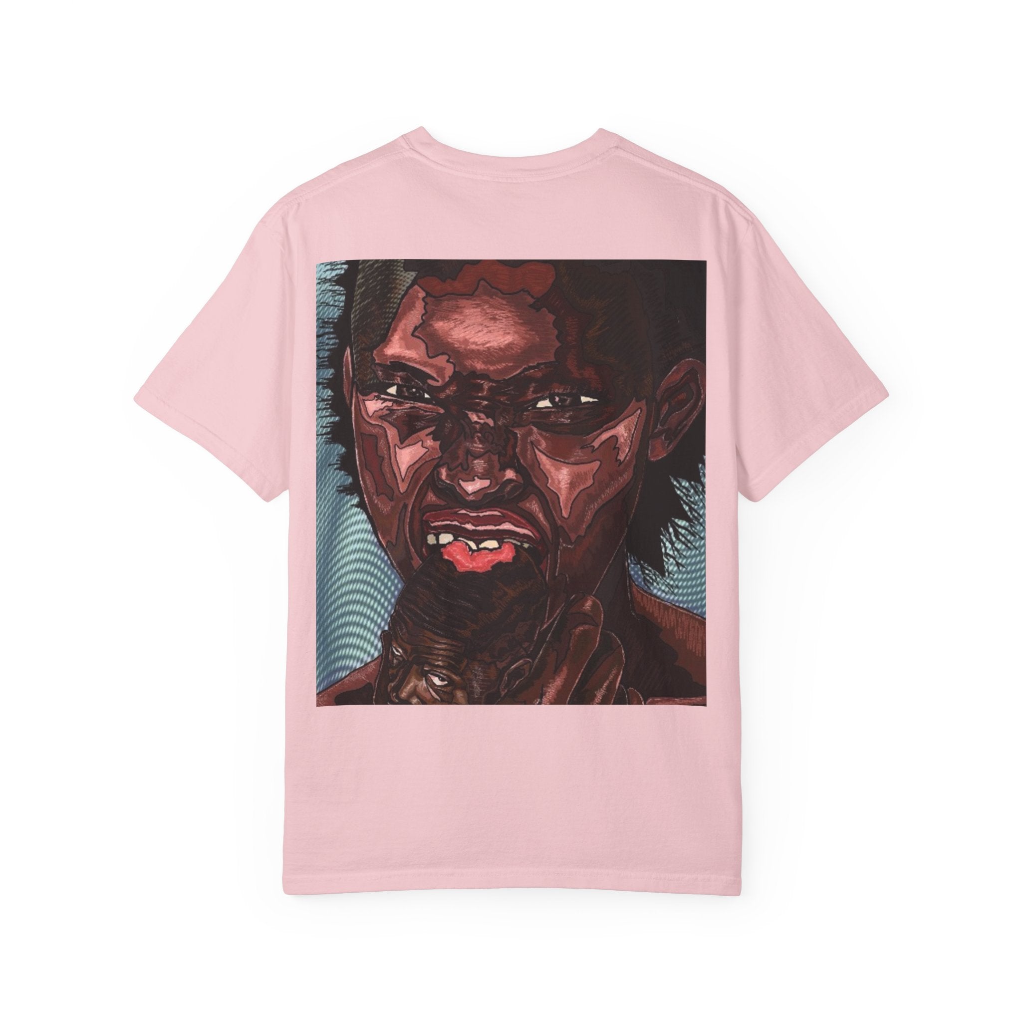 Graphic Portrait T-Shirt — Bold Expressive Face Art Tee