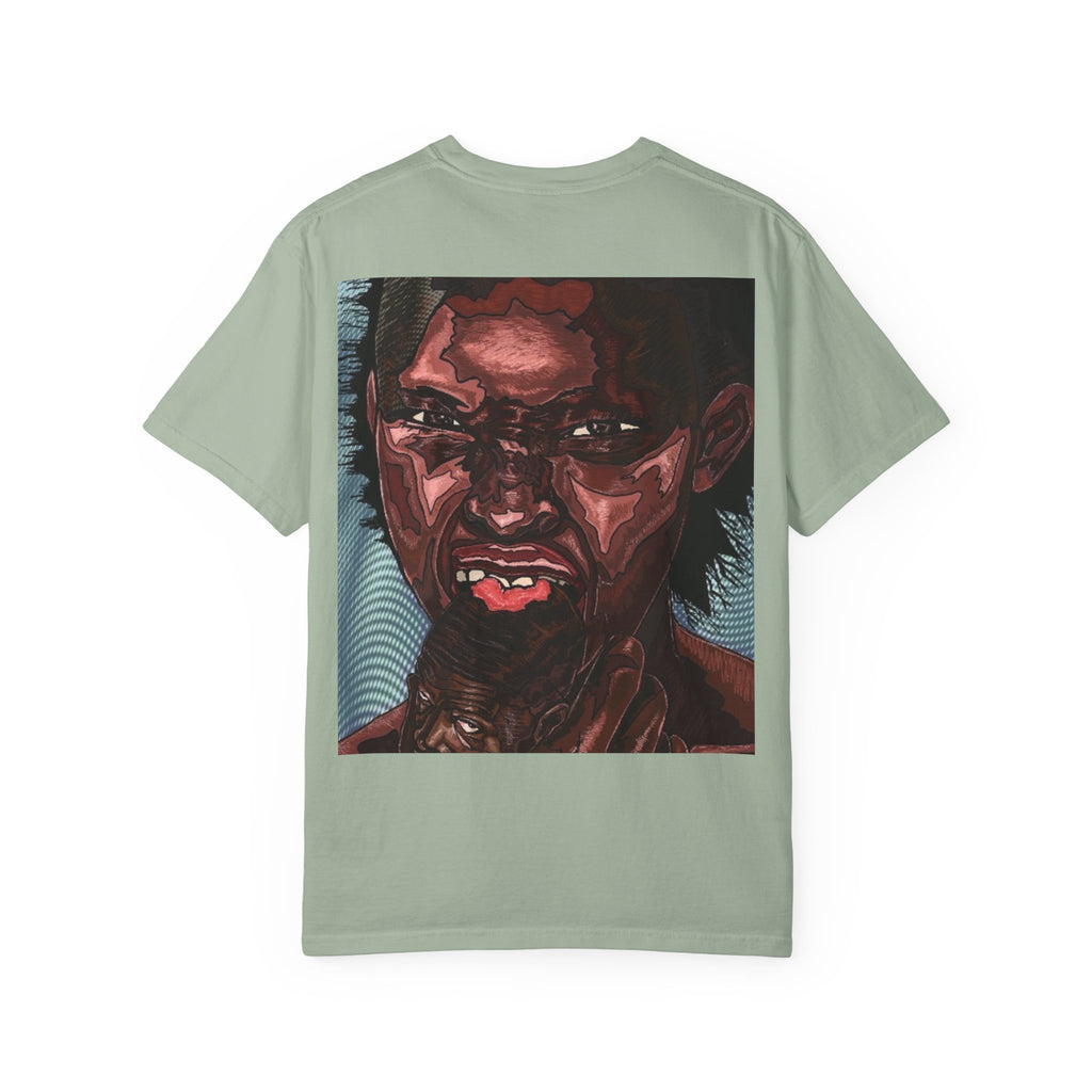 Graphic Portrait T-Shirt — Bold Expressive Face Art Tee