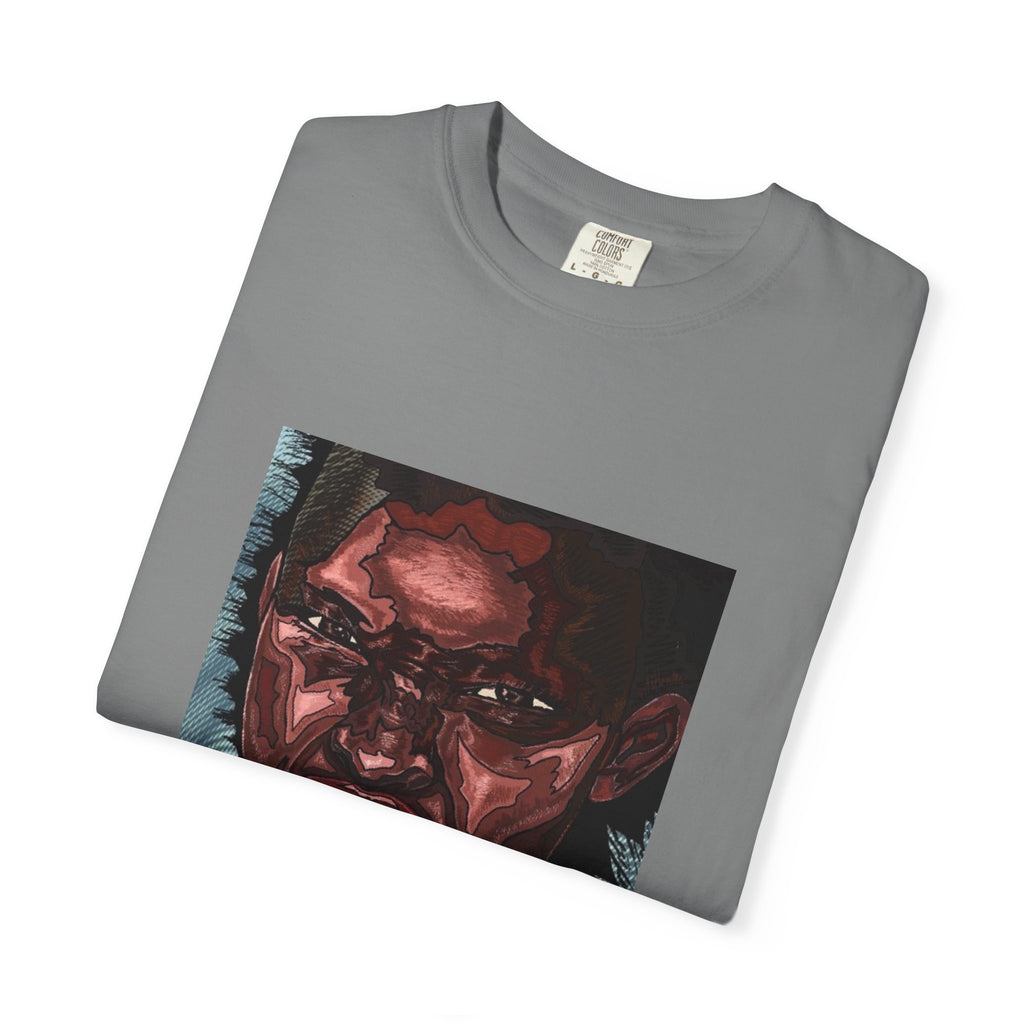 Graphic Portrait T-Shirt — Bold Expressive Face Art Tee