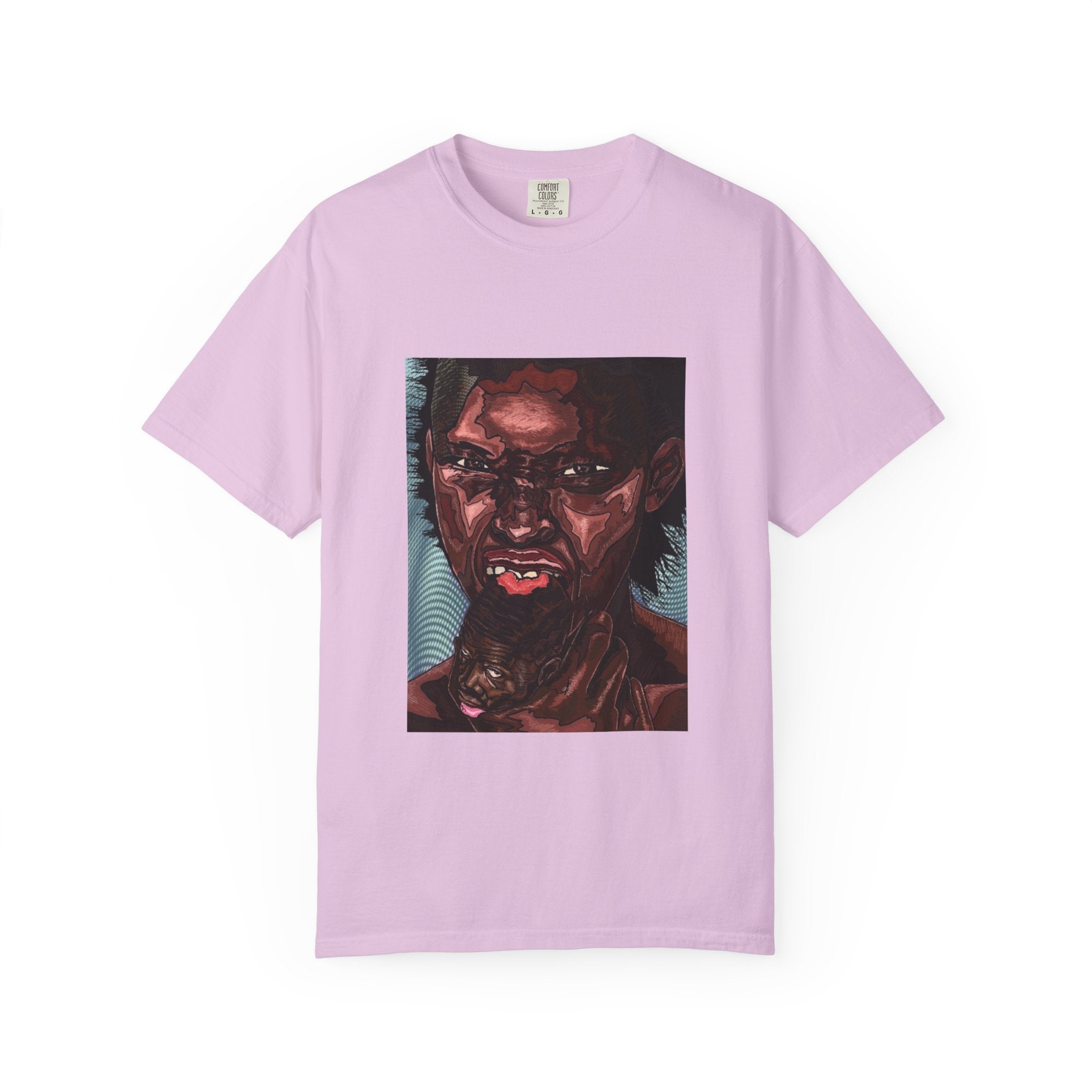 Graphic Portrait T-Shirt — Bold Expressive Face Art Tee