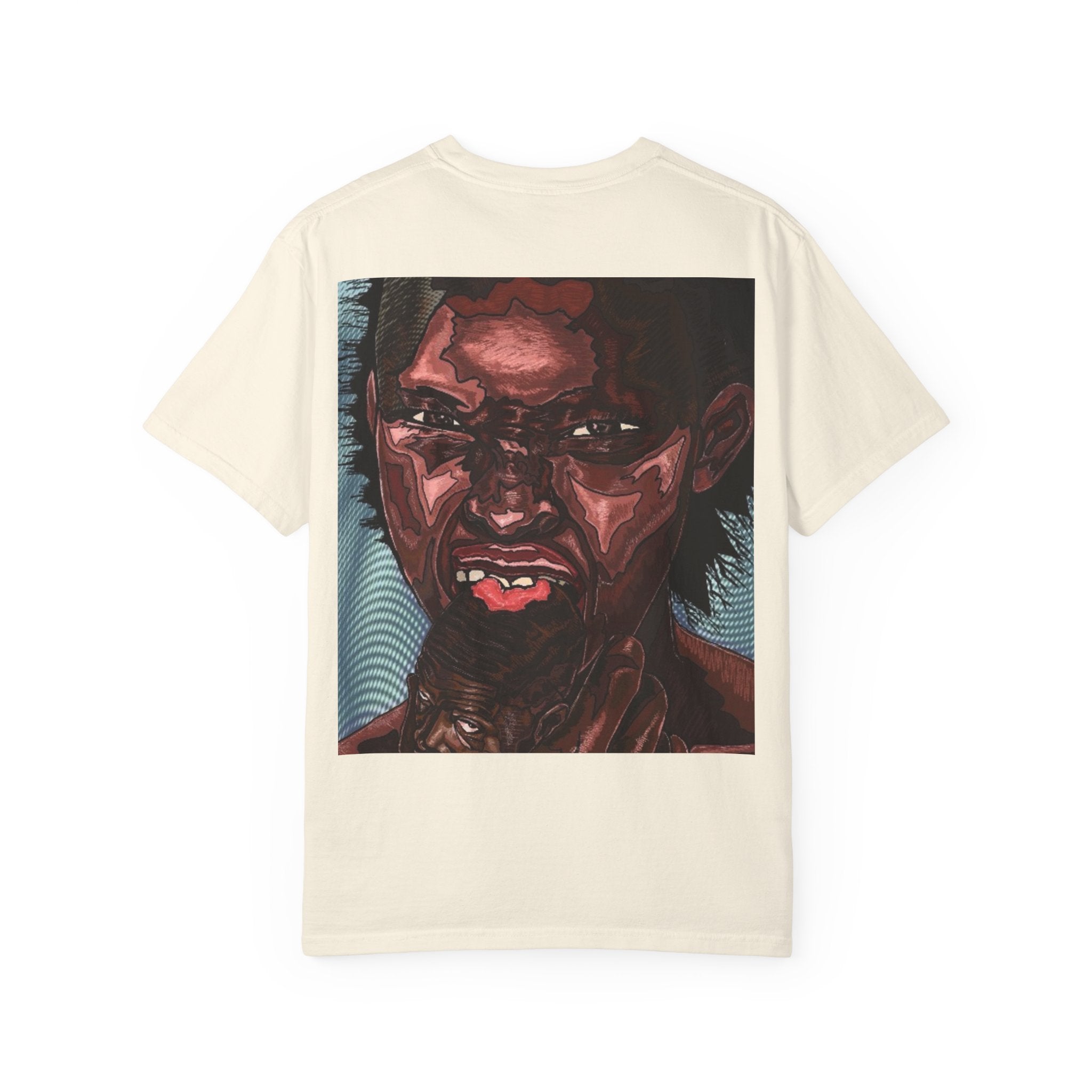 Graphic Portrait T-Shirt — Bold Expressive Face Art Tee