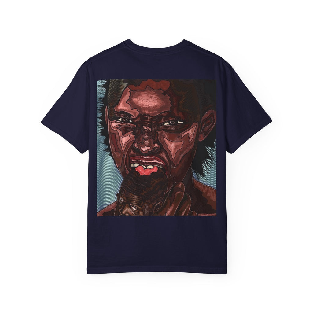 Graphic Portrait T-Shirt — Bold Expressive Face Art Tee