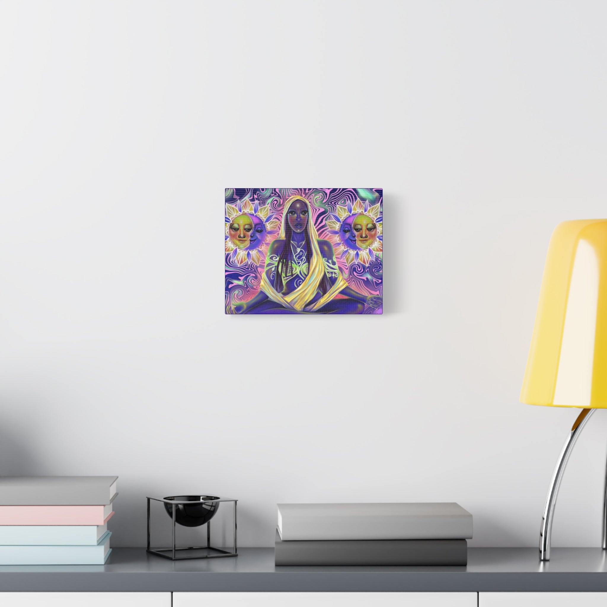 Mystic Goddess Sun & Moon Matte Canvas