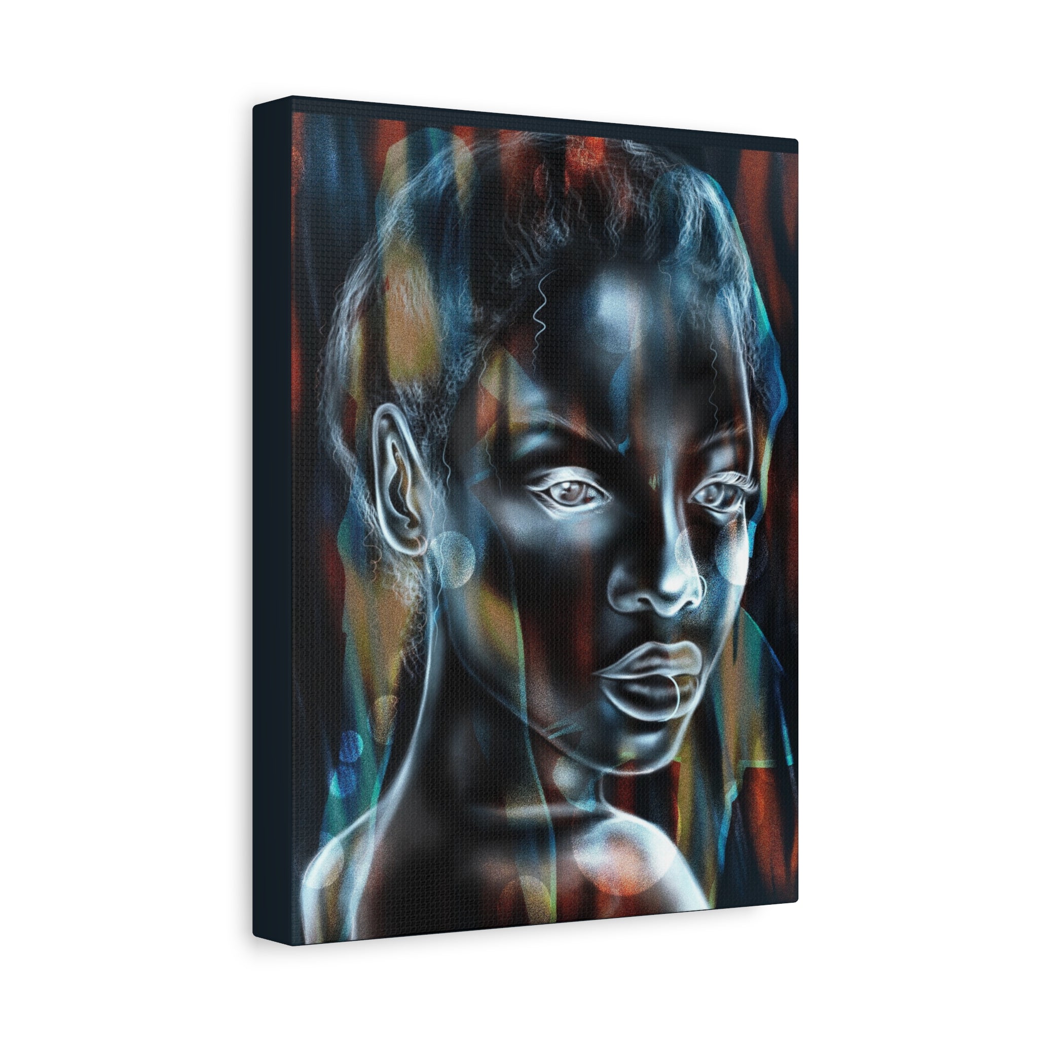 Matte Stretched Canvas Wall Art — Ethereal Portrait Painting