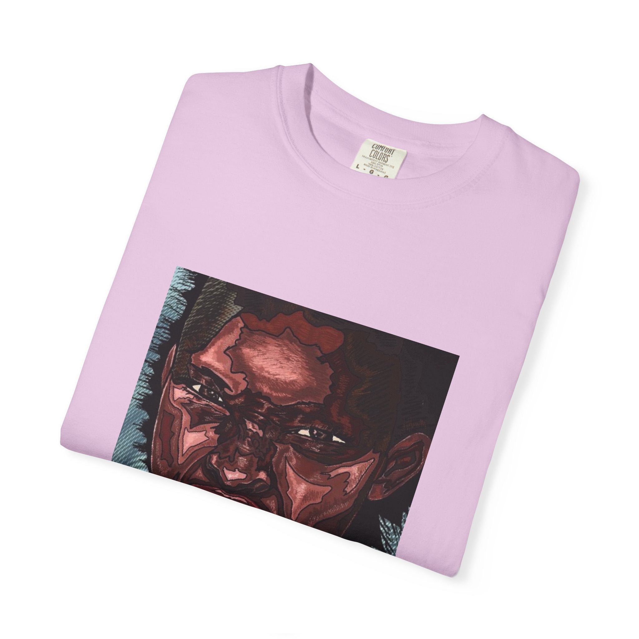 Graphic Portrait T-Shirt — Bold Expressive Face Art Tee