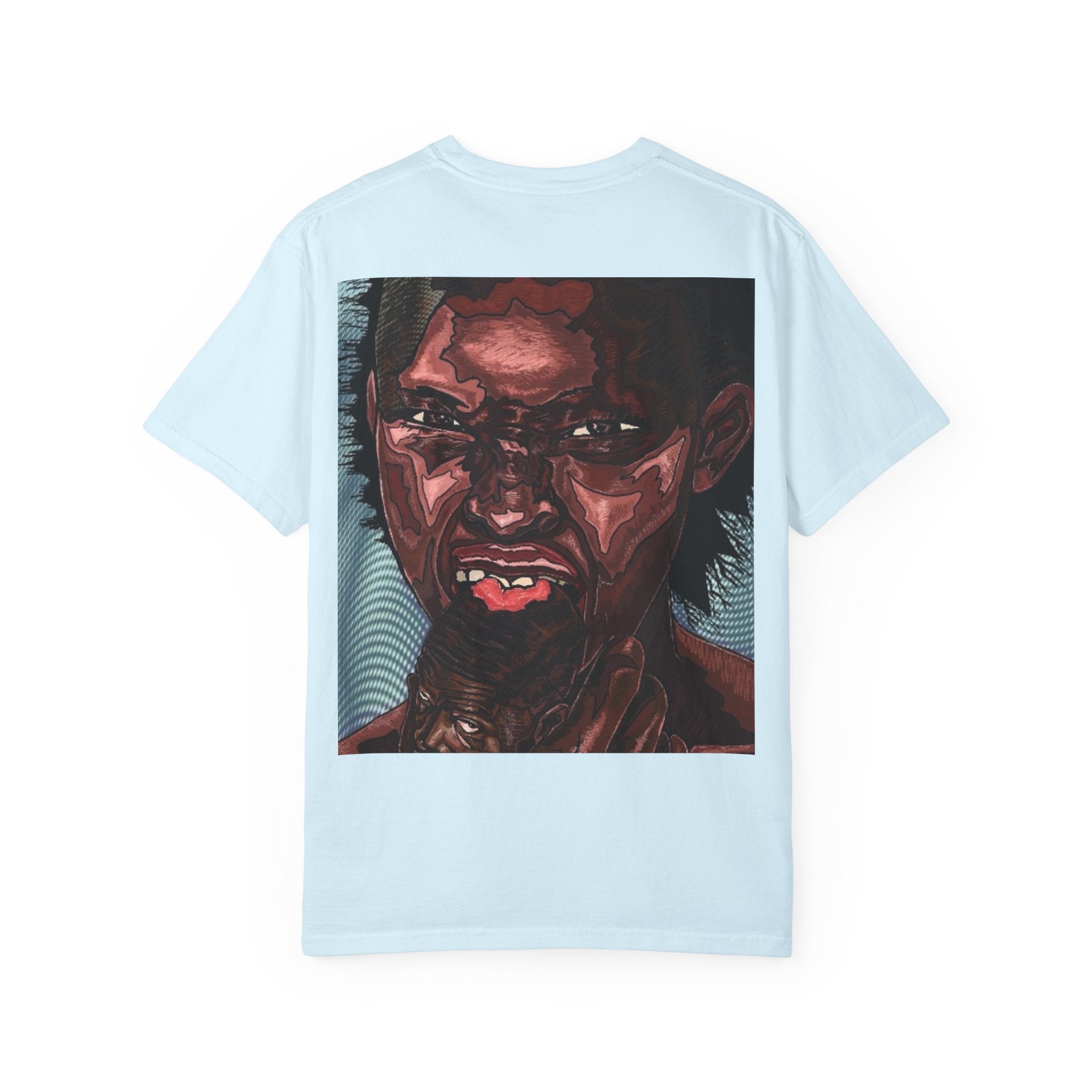 Graphic Portrait T-Shirt — Bold Expressive Face Art Tee