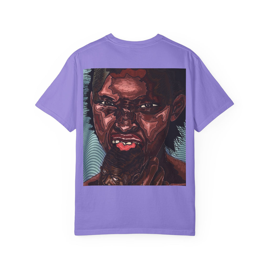 Graphic Portrait T-Shirt — Bold Expressive Face Art Tee