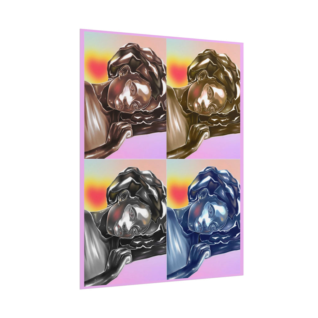 Pop Art Sleeping Angel Poster — Rolled Wall Art Print